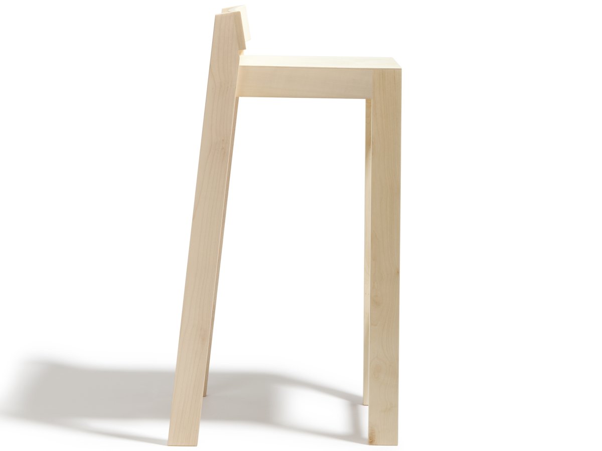 Tabouret de cuisine en érable éco-conçu et fabriqué en France - Pilpil