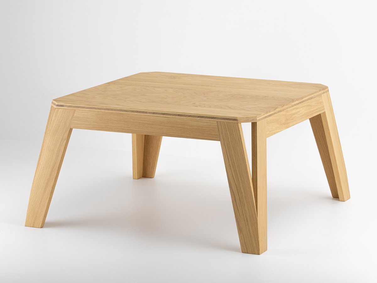 Table basse MéliMélo en chêne sur mesure - Meuble en chêne massif idéal pour votre salon
