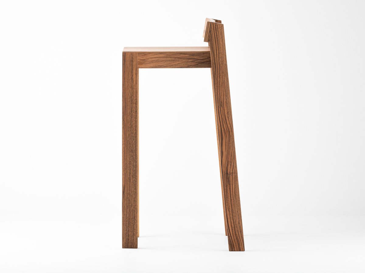 Tabouret PilPil en noyer - Tabouret en bois 100% fabriqué en France