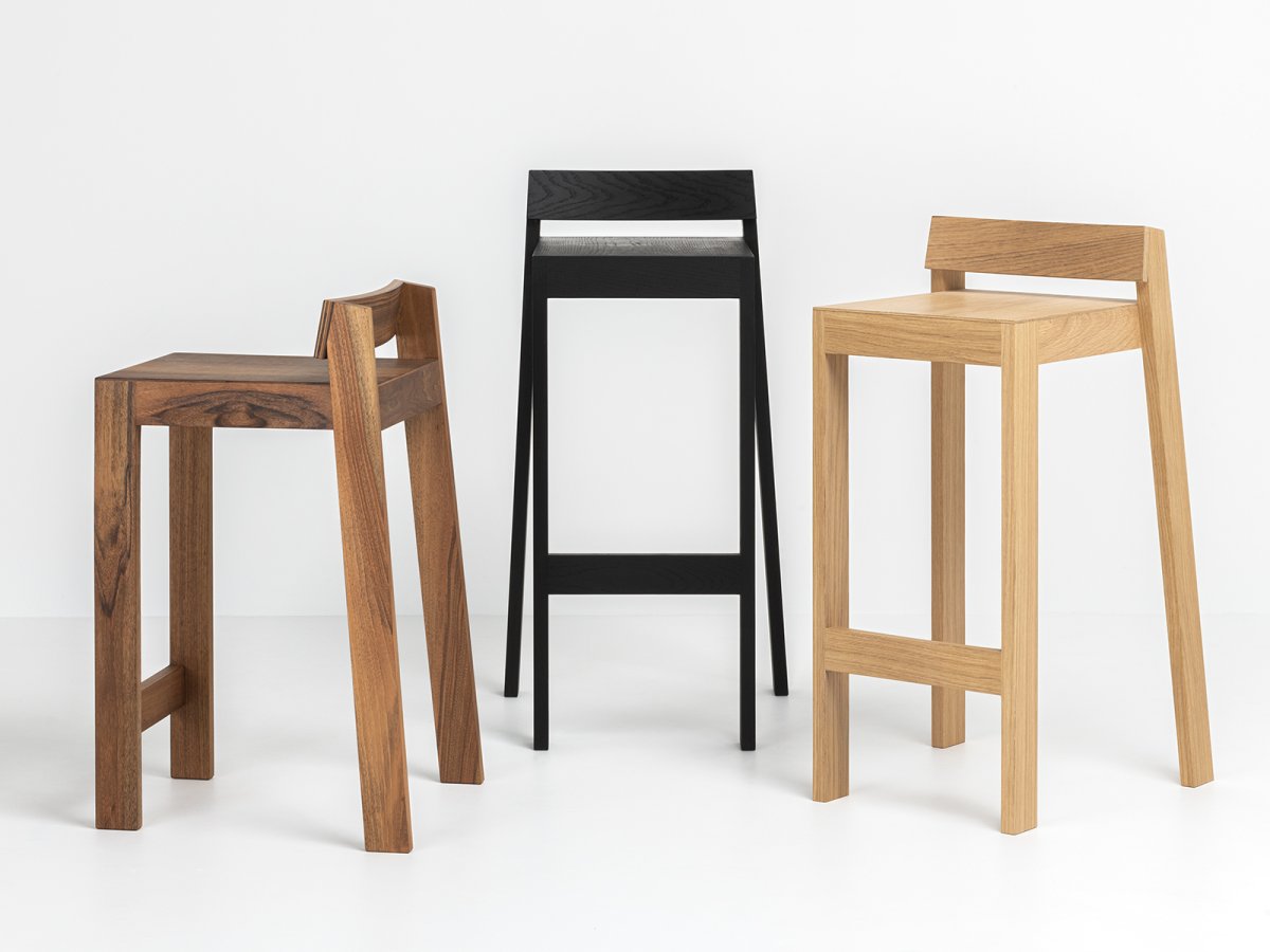 Tabouret PilPil en chêne - Tabouret en bois massif 100% personnalisable