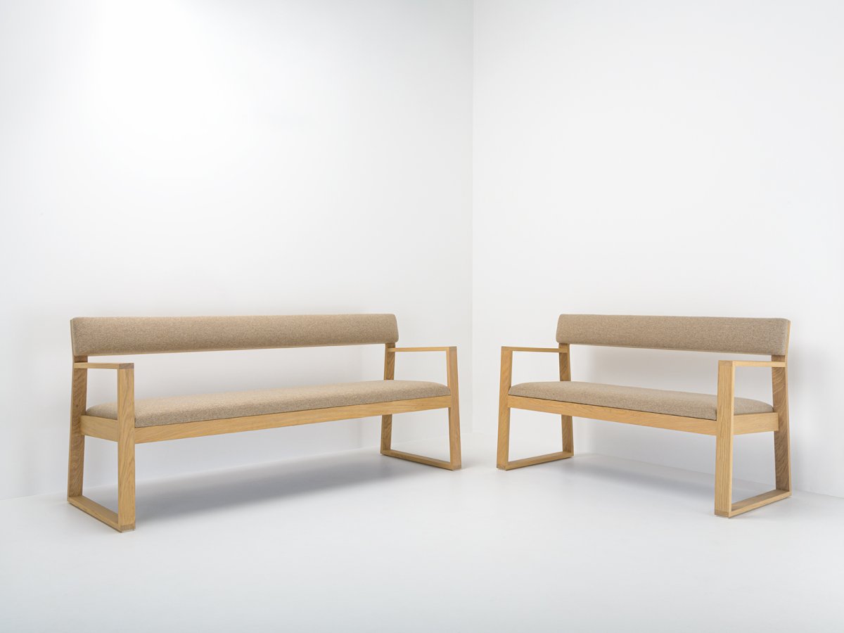 Banc Aix 180 cm en chêne - 3 places / 120 cm: 3 places