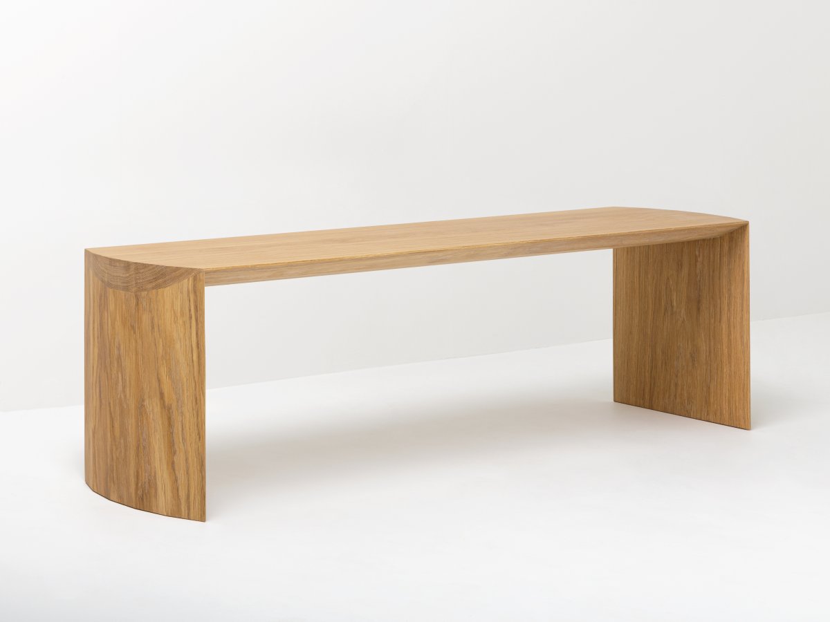 Bout de lit en bois made in France - Banc Dendro en chêne