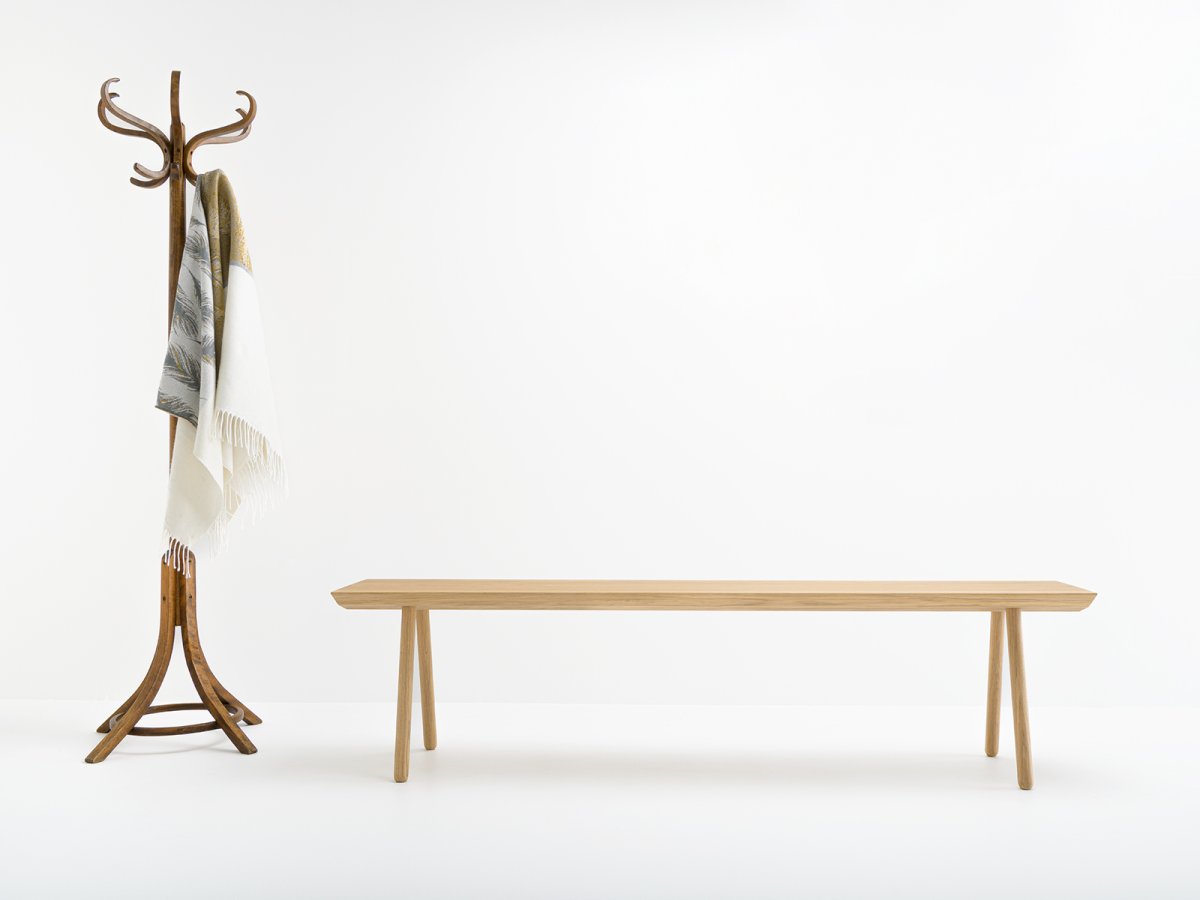 Banc Dendro Light en chêne massif - le banc éco-responsable design pour votre intérieur