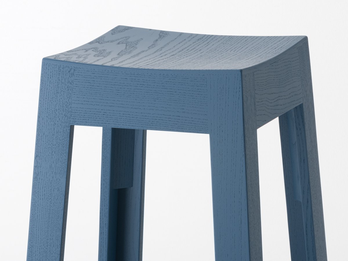 Tabouret de bar en bois design Made in France - Wak