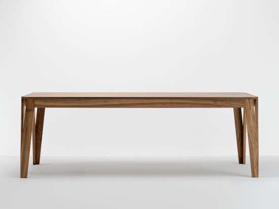 Table sur mesure made in France design en bois de noyer massif - MéliMélo