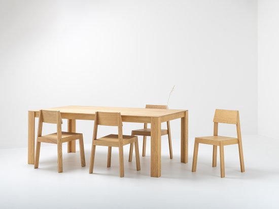 Table en chêne design fabrication française - Elmar