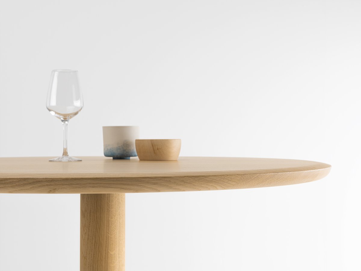 Table Ronde pour Hôtels, Bars, Restaurants en Bois Massif  – Bistronome