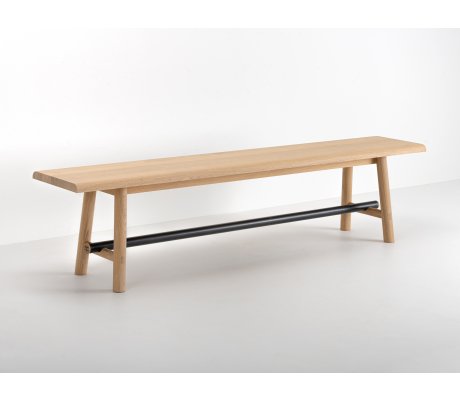 Banc en bois et métal fabriqué en France - Ostal