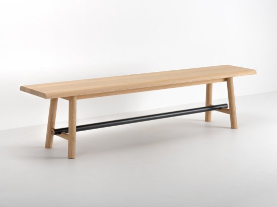 Banc en bois et métal fabriqué en France - Ostal