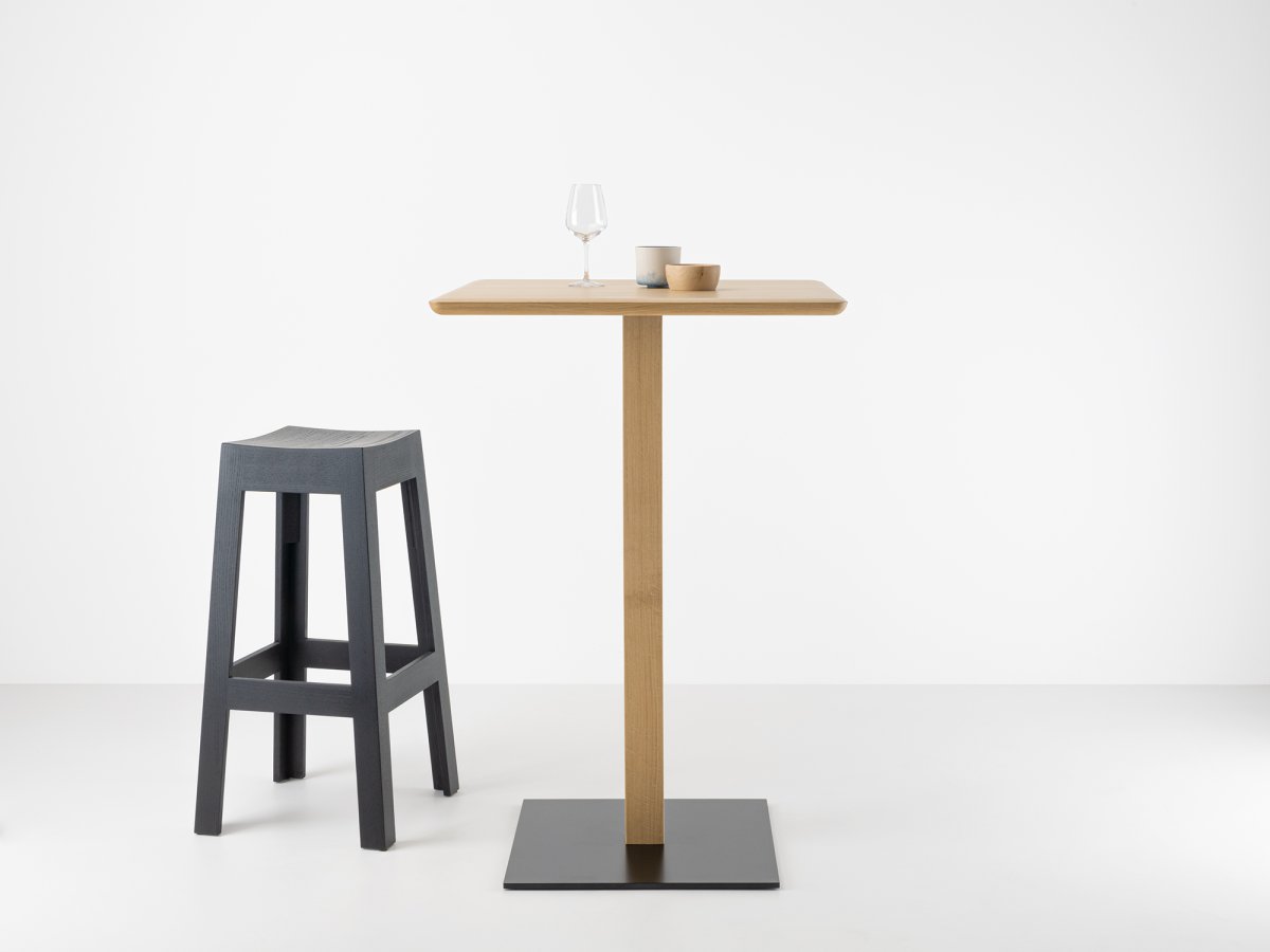 Table haute pour bars en bois massif 105 cm – Bistronome