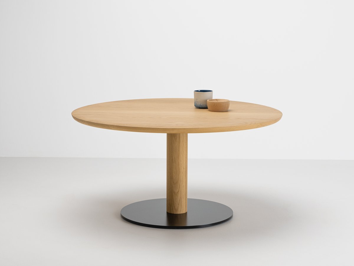 Table basse en bois diamètre 50 cm - photo diamètre 90 cm hauteur 45 cm