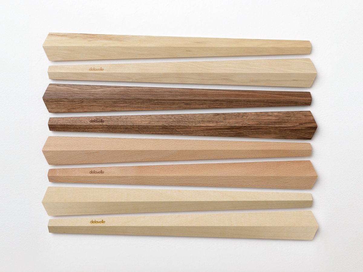 Couverts à salade en bois design en charme