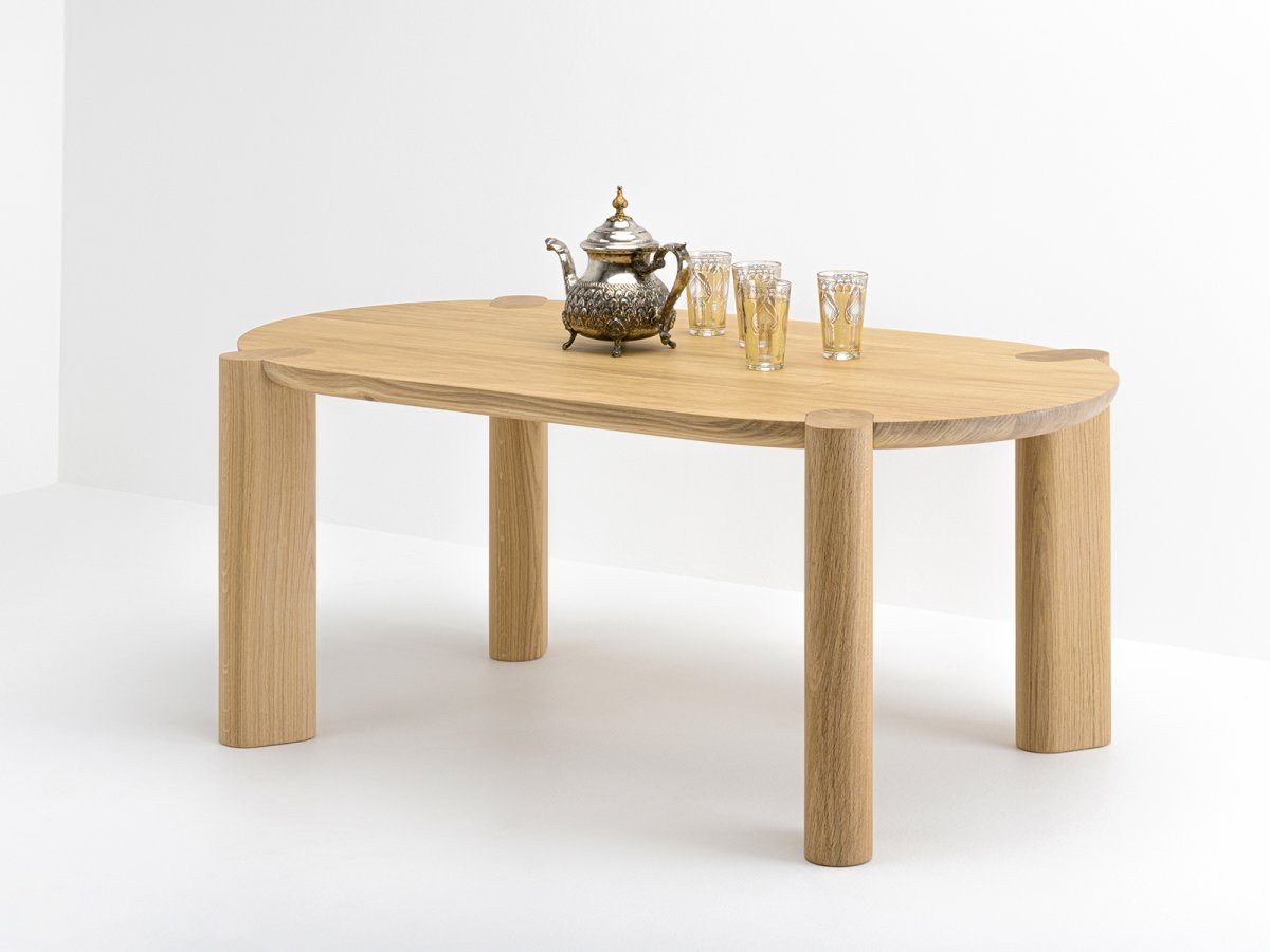 Table basse en chêne Couscous - des traits authentiques et accueillants