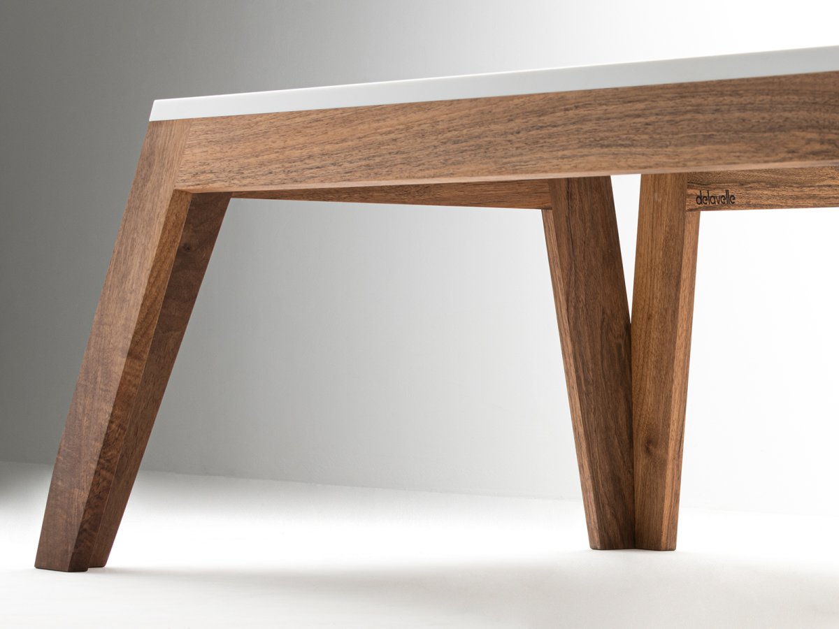 Table basse 100% design et personnalisable en résine HI-MACS® - MéliMélo