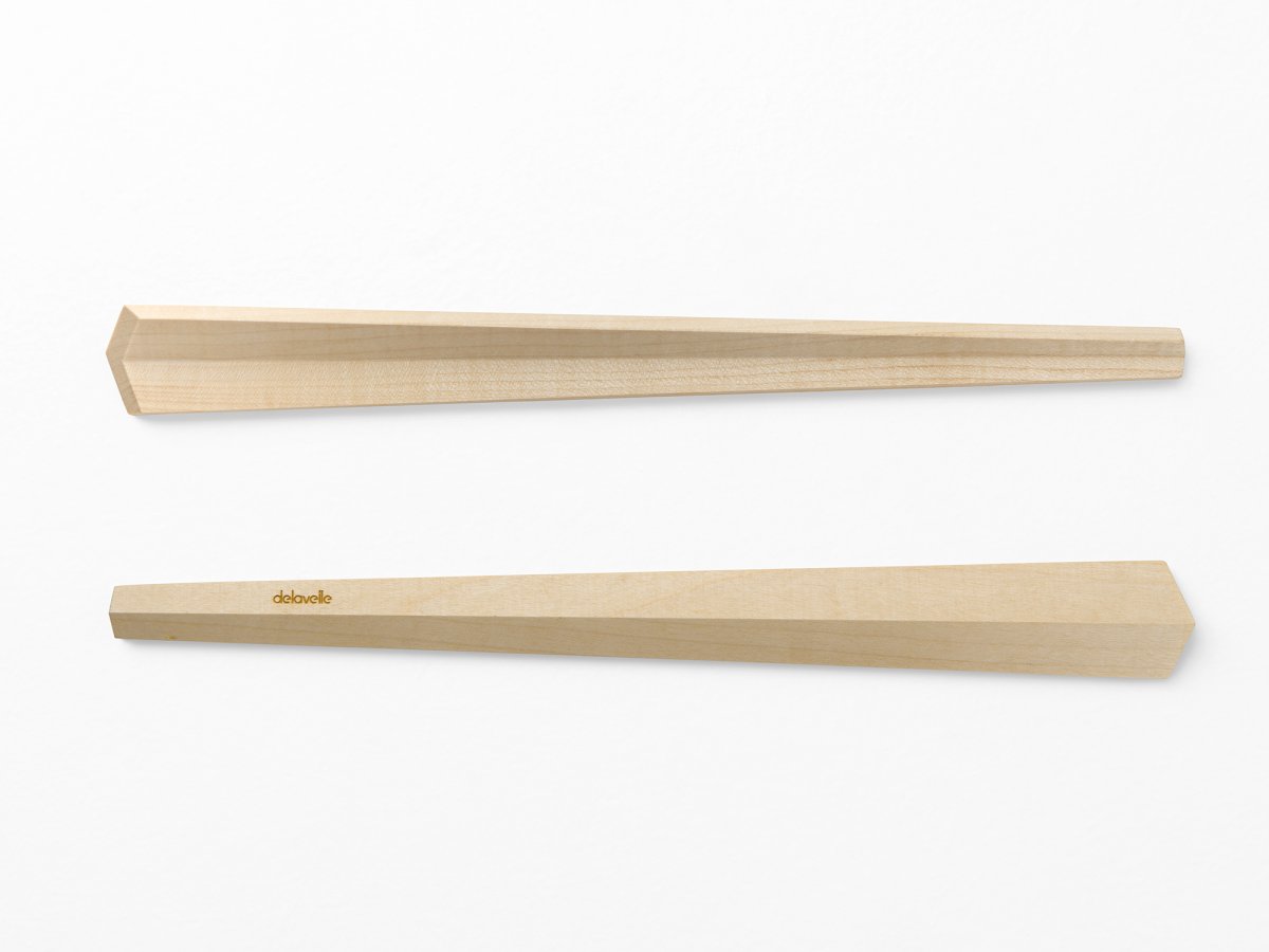 Couverts à salade originaux en bois massif