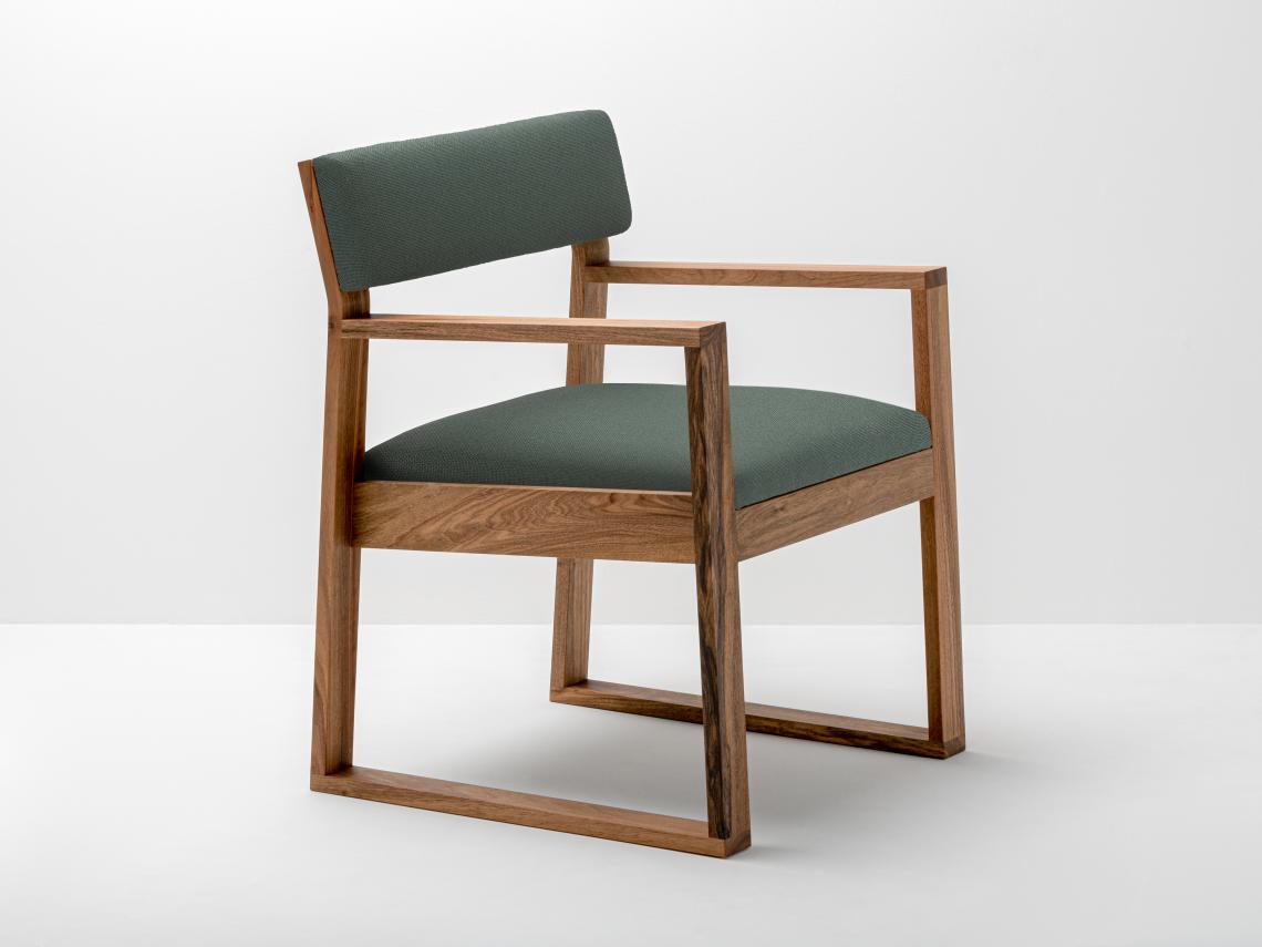 Fauteuil Aix en tissu recyclé